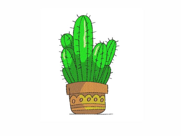 Cactus: A Summer-Ready Embroidery Design for Boutique Sweatshirts