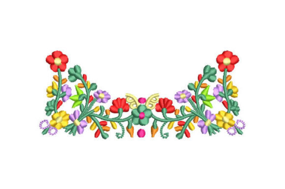 Colorful Flowers with Branches