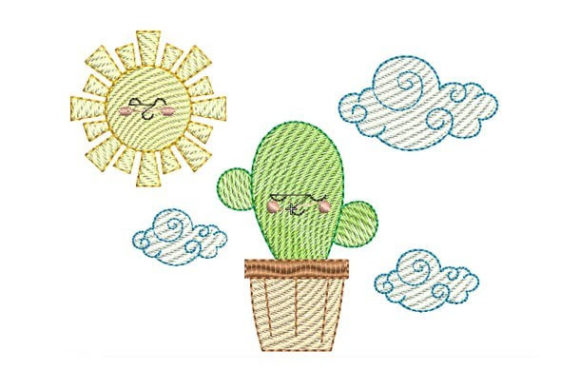 Cute Baby Cactus: A Sweet, Versatile Embroidery Gem