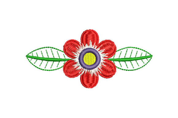 Flower with Leaves Embroidery Review