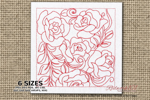 Fresh Beautiful Roses Embroidery Review