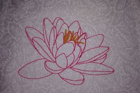 Water Lily Embroidery Review